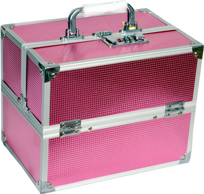 

Bonanza Pretty trays Makeup box Vanity Box(Pink)
