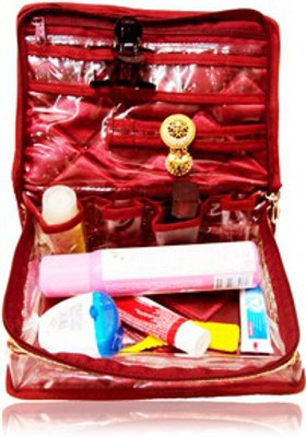 

Pretty Krafts Cosmetic Box Makeup Vanity Box(Maroon)