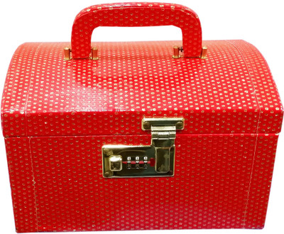 

Satisfaction Palki to store cosmetic items Vanity Box(Red)