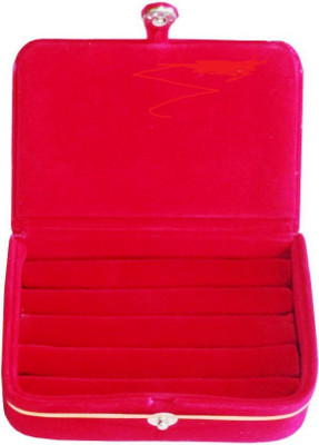 

Motherland Velvet Ring Storage Case Jewellery Kit Vanity Box(Red)