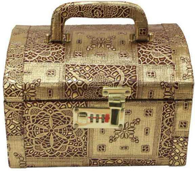 

Ermani Export Makeup box Makeup Vanity Box(Gold)