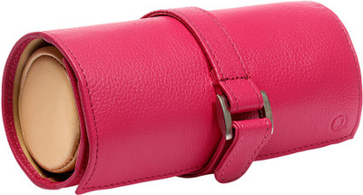 

Hide Park Space For Rings, Earrings, Bangles & 3 Zipper Pockets To Hold Special & Precious Jewels Jewellery Vanity Box(Pink)