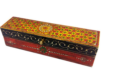 

JT International Wooden Makeup Vanity Box(Multicolor)
