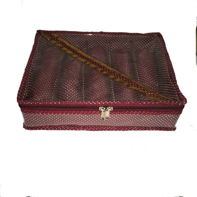 

Angel Quilts Bangle 5 Rod Vanity Box(Mehroon)