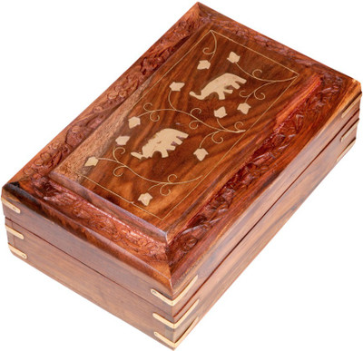 

Ratash.com HC_4965_66_13 Jewellery Vanity Box(Brown)