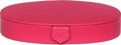 

Leather World Beautiful Jewellery Vanity Box(Pink)