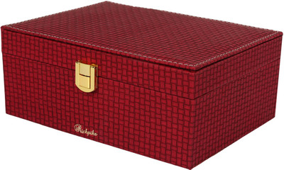 

Richpiks Small Jewellery Accessories Box Jewellery Purpose Vanity Box(Red)