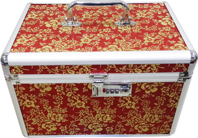 

Satisfaction Almond to store cosmetic items Vanity Box(Red)