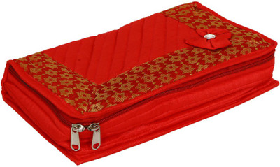 

Kuber Industries Designer Jewellery Box In Heavy Quilted Material (Red ) Make Up Vanity Box(Red)