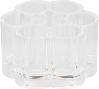 

BlushBees Transparent Floral Design Acrylic Cosmetic & Makeup Organiser Vanity Box(Transparent)
