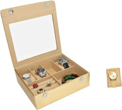 

Essart 04A Makeup and Jewellery Vanity Box(Gold)