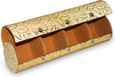 

V Square vb354 Bangle Vanity Box(Golden)