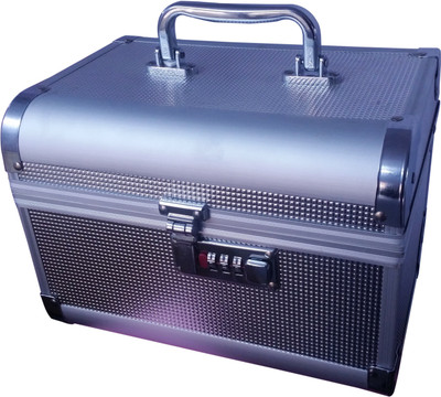 

Pride Star Supreme to store cosmetics Vanity Box(Royal Silver)