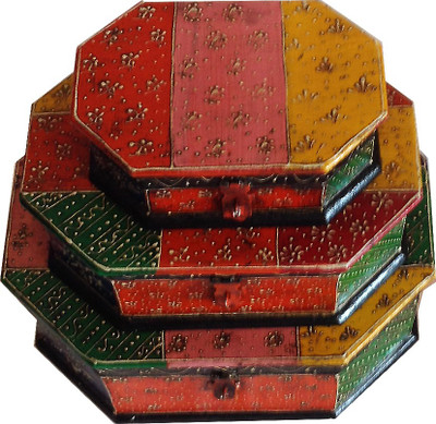 

Mavi Painted Jewellery Vanity Box(Multicolor)