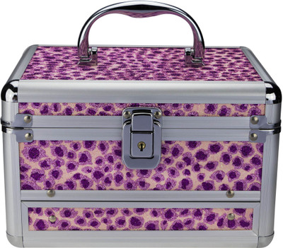 

ANNI CREATIONS Chain Makeup & Jewellery Vanity Box(Purple)