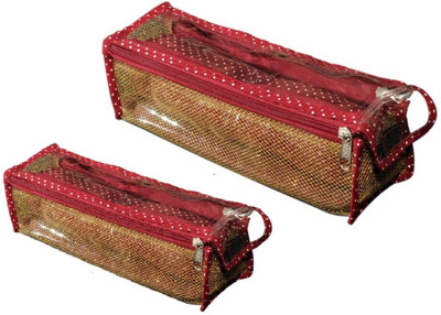 

Srajanaa And 5 and 9 Inchs Bangle Box Set of 2 Vanity Box(Multicolor)
