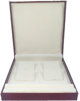 

Addyz Earring Ring Storage Vanity Box(Maroon)