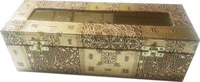 

Vidya Ventures Designer Bangle Box Bangle Box, Jewellery Box Vanity Box(Golden)