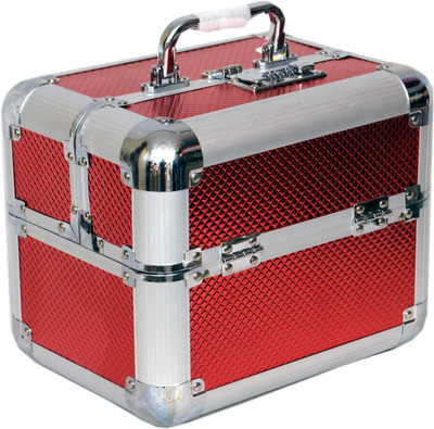 

Bonanza Heavy cosmetic Jewerly Vanity Box(Red)