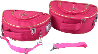 

Styler Gold Line Vanity Case Set of 2 Pink Makeup Vanity Box(Pink)