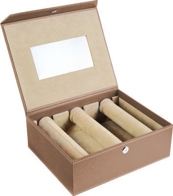 

Eco-Leatherette 3 Rod Bangles Vanity Box(Putor)