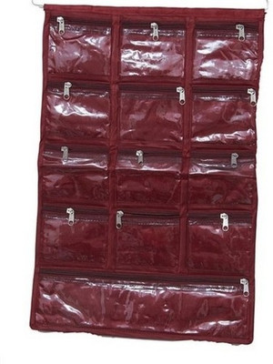 

Hanu Enterprises Hanging 13 Chains Makeup Vanity Box(Maroon)