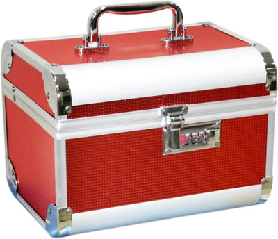 

Satisfaction Hazel to store cosmetic items Vanity Box(Red)