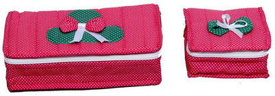

Hanu Enterprises HECOTTON Makeup Vanity Box(Pink)