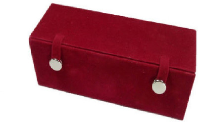 

Addyz Pack of 2 Medium Earring Folder Jewellery Vanity Box(Maroon)