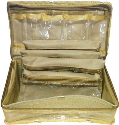 

Angelfish Designer Jewellery and Make Up Vanity Box(Gold)