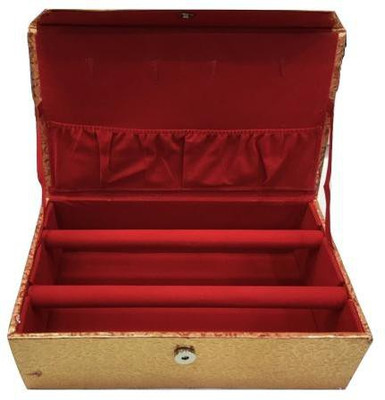 

Fateh Enterprises Jewelry And Bangles Jewelry Vanity Box(Orange)