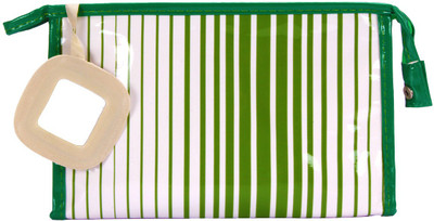 

Pretty Krafts Travel Vanity Kit Stripes - Green Makeup Vanity Box(Green)