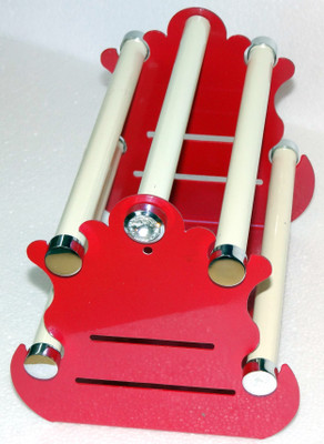 

Ibs Stand 5 Rods Red Women Antique Fancy Bangles Vanity Box(Red)