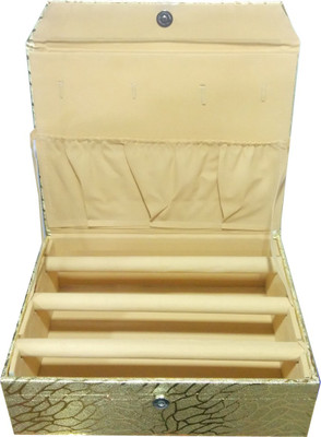 

Angelfish Designer Jewellery & Bangle Box Vanity Box(Multicolor)