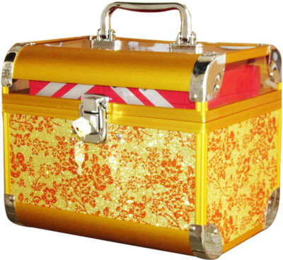 

Pride Star Crown to store cosmetics Vanity Box(Royal Yellow)
