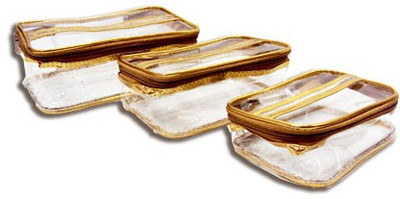 

Pretty Krafts Cosmetic Kit Makeup Vanity Box(Golden)
