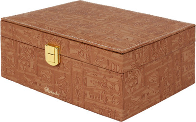 

Richpiks Medium Jewellery Accessories Box Jewellery Purpose Vanity Box(Rust)