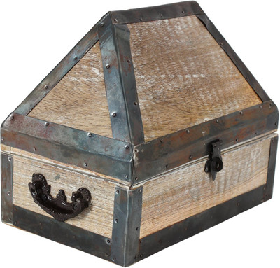 

Store Indya Hand Made Multi Purpose Storage Jewellery Vanity Box(Beige)