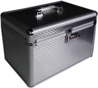

Bonanza makeup cosmetic Jewerly Vanity Box(Silver)