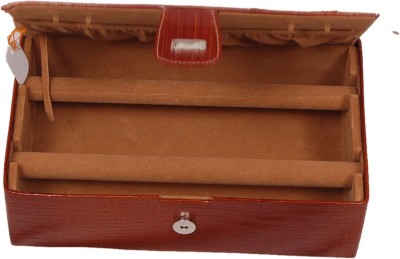 

Bulaky vanity case Jewellery Vanity Box(Tan)