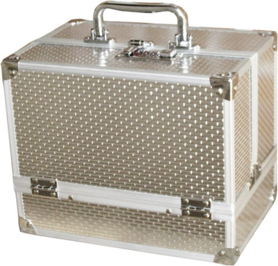 

Satisfaction Ziva to store cosmetic items Vanity Box(Silver)