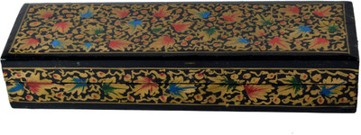 

Craftuno Handcrafted Paper Mache Box Showpiece Vanity Box(Multicolor)