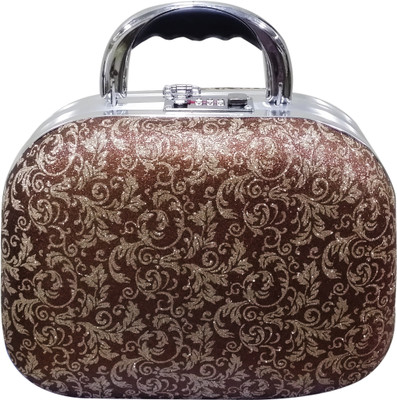 

Satisfaction Orchid to store cosmetic items Vanity Box(Brown)