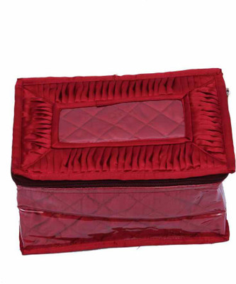 

Kuber Industries Make Up Jewellery Vanity Box(Maroon)