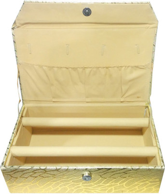 

Angelfish Designer Jewellery & Bangle Box Vanity Box(Multicolor)