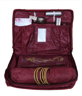 Kuber Industries MK05 Jewellery Vanity Box(Maroon)