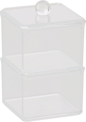 

Howards Allure Makeup Vanity Box(White, Transparent)