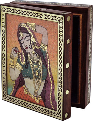 

Raj Laxmi Rajasthani Makeup Vanity Box(Brown)