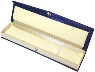 

Addyz Necklace Chain Storage case Vanity Box(Navy Blue)
