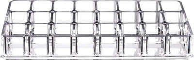

Kaanchi House Acrylic 24 section Jewellery Makeup Multipurpose Cosmetic Organizer as Valentine's Special Gift Makeup, Jewellery, Multipurpose Vanity Box(Transparent)